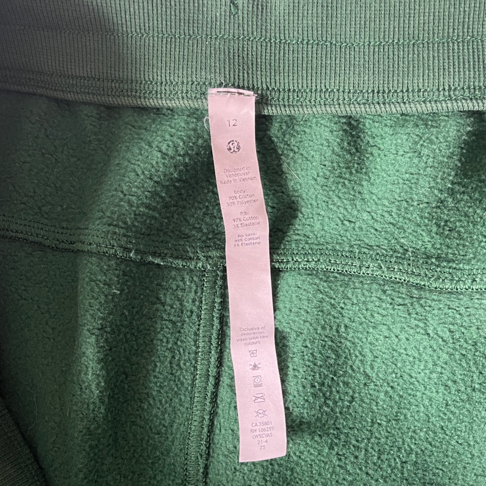 Scuba High Rise Jogger Green Size 12 - Picture 4 of 4
